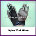 Gants de travail en nylon enduits noirs d&#39;unité centrale de protection de main ZMR421